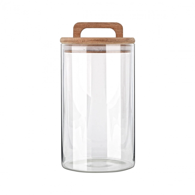 ESTIA ΔΟΧΕΙΟ ΑΠΟΘΗΚΕΥΣΗΣ ALLURE ΓΥΑΛΙΝΟ 1000ml 10x10x19cm