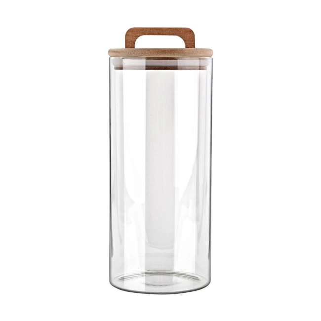 ESTIA ΔΟΧΕΙΟ ΑΠΟΘΗΚΕΥΣΗΣ ALLURE ΓΥΑΛΙΝΟ 1300ml 10x10x22cm