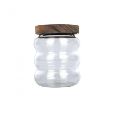 STORAGE CONTAINER ALLURE GLASS 500ml 9.5x9.5x12cm