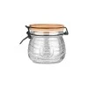 STORAGE CONTAINER ALLURE GLASS 500ml WITH CLIP LID