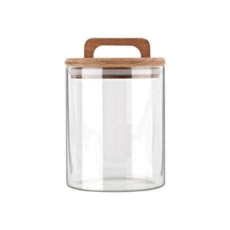 ESTIA ΔΟΧΕΙΟ ΑΠΟΘΗΚΕΥΣΗΣ ALLURE ΓΥΑΛΙΝΟ 650ml 10x10x14.8cm