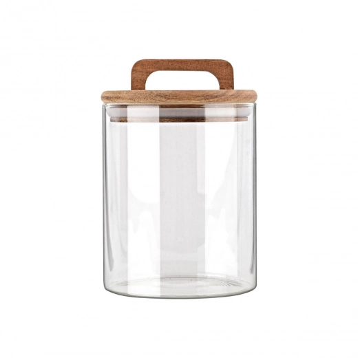 ESTIA ΔΟΧΕΙΟ ΑΠΟΘΗΚΕΥΣΗΣ ALLURE ΓΥΑΛΙΝΟ 650ml 10x10x14.8cm