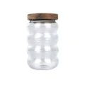 ESTIA ΔΟΧΕΙΟ ΑΠΟΘΗΚΕΥΣΗΣ ALLURE ΓΥΑΛΙΝΟ 700ml 9.5x9.5x15.8cm