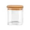 ESTIA ΔΟΧΕΙΟ ΑΠΟΘΗΚΕΥΣΗΣ BAMBOO ESSENTIALS 550ml ΓΥΑΛΙΝΟ ΜΕ ΚΑΠΆΚΙ