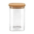 ESTIA ΔΟΧΕΙΟ ΑΠΟΘΗΚΕΥΣΗΣ BAMBOO ESSENTIALS 950ml ΓΥΑΛΙΝΟ ΜΕ ΚΑΠΆΚΙ