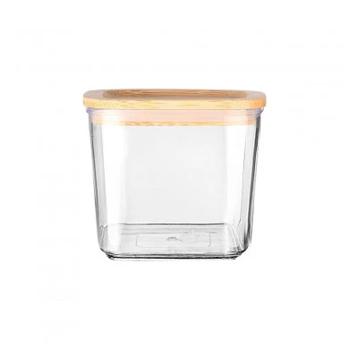 STORAGE CONTAINER BAMBOO ESSENTIALS PLASTIC 500ml STACKABLE