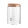 ESTIA ΔΟΧΕΙΟ ΑΠΟΘΗΚΕΥΣΗΣ ΓΥΑΛΙΝΟ 500ml ΜΕ ΚΑΠΑΚΙ ΦΕΛΛΟΥ