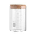 ESTIA ΔΟΧΕΙΟ ΑΠΟΘΗΚΕΥΣΗΣ ΓΥΑΛΙΝΟ 500ml ΜΕ ΚΑΠΑΚΙ ΦΕΛΛΟΥ