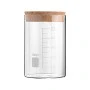 ESTIA ΔΟΧΕΙΟ ΑΠΟΘΗΚΕΥΣΗΣ ΓΥΑΛΙΝΟ 500ml ΜΕ ΚΑΠΑΚΙ ΦΕΛΛΟΥ