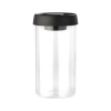 ESTIA ΔΟΧΕΙΟ ΑΠΟΘΗΚΕΥΣΗΣ ΚΕΝΟΥ ΑΕΡΟΣ ΓΥΑΛΙΝΟ 900ml ΜΕ ΚΑΠΑΚΙ ΜΑΥΡΟ