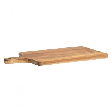 CUTTING BOARD ALLURE WITH HANDLE &amp; HANGING ROPE 40-50x25x2cm