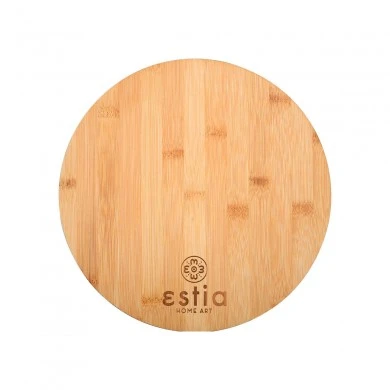 CUTTING BOARD BAMBOO ESSENTIALS  ROUND 28cm