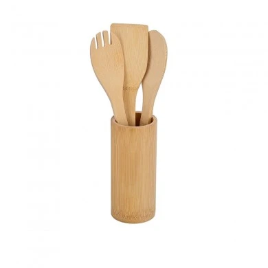COOKING TOOLS BAMBOO WITH CASE 4 PCS.
