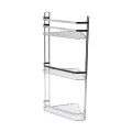 ESTIA ΕΤΑΖΕΡΑ ELEGANT ΜΕΤΑΛΛΙΚΗ ΓΩΝΙΑΚΗ 3 ΘΕΣΕΩΝ 54x28x18cm ΧΡΩΜΙΟΥ
