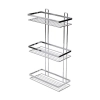 ESTIA ΕΤΑΖΕΡΑ ELEGANT ΜΕΤΑΛΛΙΚΗ ΙΣΙΑ 3 ΘΕΣΕΩΝ 46x25x12.5cm ΧΡΩΜΙΟΥ