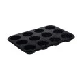 MUFFIN PAN STONE CARBON STEEL 36x27x3cm 12 CUPS