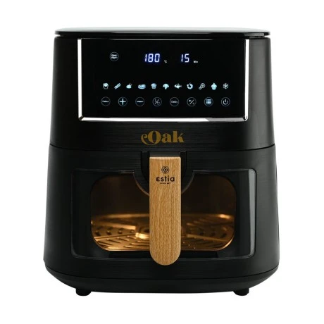 AIR FRYER OAK 1650w 7.2lt WITH DIGITAL DISPLAY &amp; 11 PRESET OPERATIONS