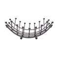 FRUIT BOWL ELEGANT NICKEL BLACK ZINC ALLOY