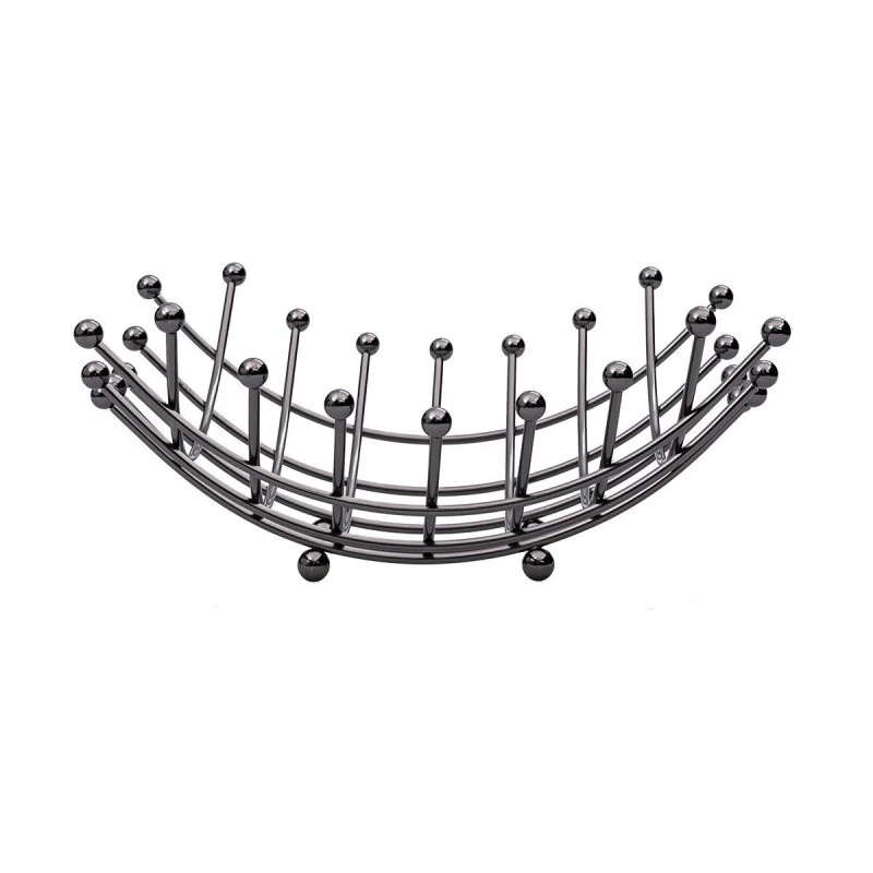 FRUIT BOWL ELEGANT NICKEL BLACK ZINC ALLOY