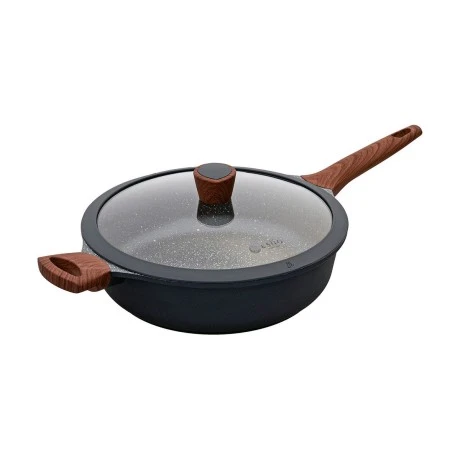 SHALLOW CASSEROLE STONE NON-STICK CAST ALUMINUM 28cm 4.2lt