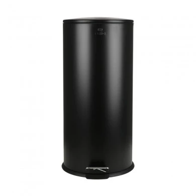 KITCHEN TRASH CAN CLASSIC 30lt SOFT CLOSE MATTE BLACK