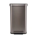 ESTIA ΚΑΔΟΣ ΑΠΟΡΡΙΜΑΤΩΝ FLATOP SOFT CLOSE 70lt ΜΑΤ ΙΝΟΞ