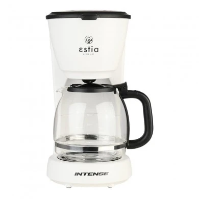 COFFEE MAKER INTENCE PLASTIC 1000W WITH GLASS JUG 1.25lt MATTE