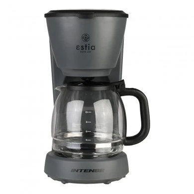 COFFEE MAKER INTENCE PLASTIC 1000W WITH GLASS JUG 1.25lt MATTE