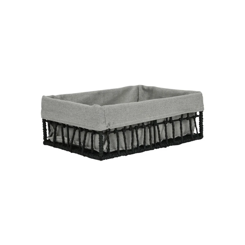 STORAGE &amp; ORGANIZER BOX NEST 28×20×10cm BLACK
