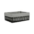 STORAGE &amp; ORGANIZER BOX NEST 32×24×12cm BLACK