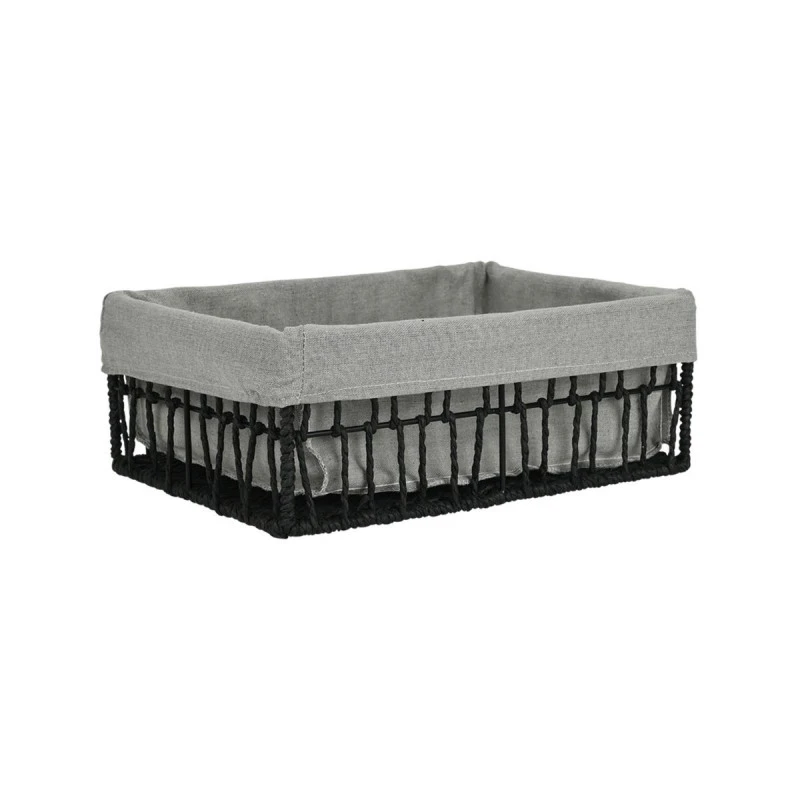 STORAGE &amp; ORGANIZER BOX NEST 32×24×12cm BLACK