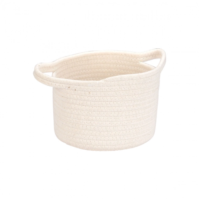 ESTIA ΚΑΛΑΘΙ ΚΡΕΜΑΣΤΟ BLANCA 20x20x15cm ΛΕΥΚΟ