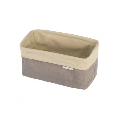STORAGE BASKET FJORD WITH INTERNAL CLOTHING 20x10x10cm DRIFTWOOD