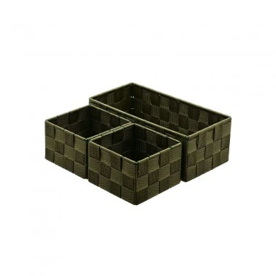 STORAGE BASKET OLIVE SERIES 26x13x9cm 3pc.  OLIVE