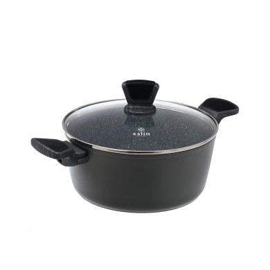 CASSEROLE CUISSON  NON-STICK FORGED ALUMINUM 24cm