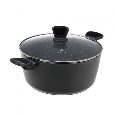 CASSEROLE CUISSON  NON-STICK FORGED ALUMINUM 28cm