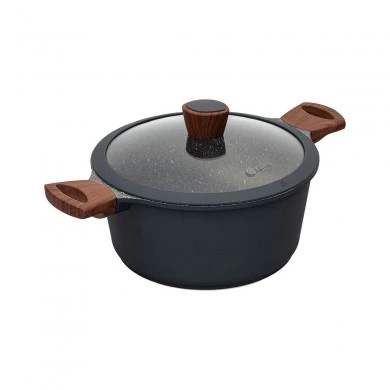 CASSEROLE STONE NON-STICK CAST ALUMINUM 24cm 4.5lt
