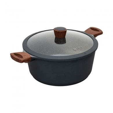 CASSEROLE STONE NON-STICK CAST ALUMINUM 28cm 6.7lt