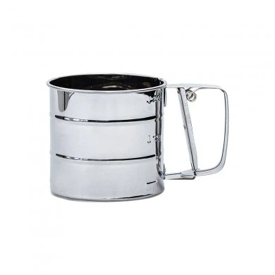 SIEVE STAINLESS STEEL 15.5x10cm WITH MECHANISM