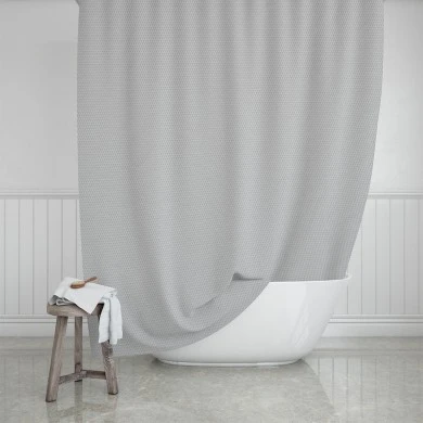 BATHROOM CURTAIN WATER RESISTANT CAMELLIA POLYESTER 180x200cm MIST