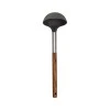 SOUP LADLE STONE PBT 30cm WITH WOODEN HANDLE