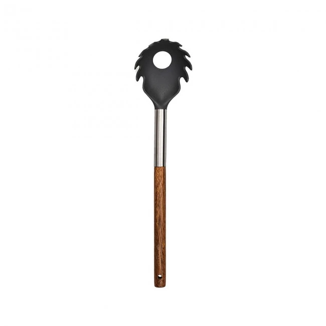 PASTA LADLE STONE PBT 32cm WITH WOODEN HANDLE