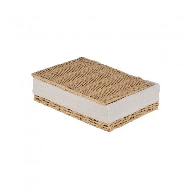 STORAGE &amp; ORGANIΖER BOX BOTANICA 28x20x10cm WITH INTERNAL CLOTHING &amp; LID