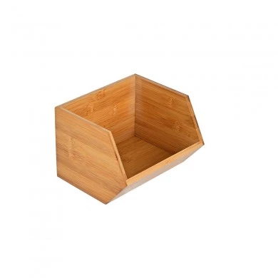 ORGANIΖER BOX BAMBOO ESSENTIALS 17.8x15.7x12.5cm