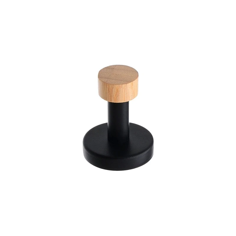 ESTIA ΚΡΕΜΑΣΤΡΑ ΕΠΙΤΟΙΧΙΑ BAMBOO ESSENTIALS ΜΟΝΗ ΜΕΤΑΛΛΙΚΗ ΜΑΥΡΗ