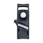MANDOLINE SLICER ADJUSTABLE PLASTIC WITH STAINLESS STEEL BLADE BLACK