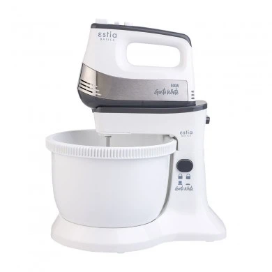 STAND MIXER GUSTO WHITE 500w WITH ROTATING BOWL 3.4lt