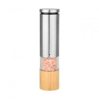 SALT/PEPPER MILL BAMBOO ESSENTIALS ELECTRIC