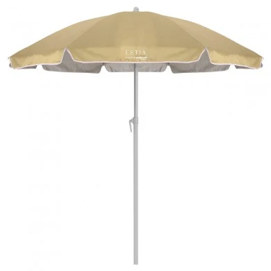 ESTIA ΟΜΠΡΕΛΑ ΘΑΛΑΣΣΗΣ DAZE ΜΕ ΠΡΟΣΤΑΣΙΑ UPF 50+ ΜΕΤΑΛΛΙΚΗ 1.8m