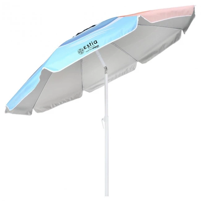 BEACH UMBRELLA SERENE SHORES WITH UPF 50+ PROTECTION ALUMINUM 2m